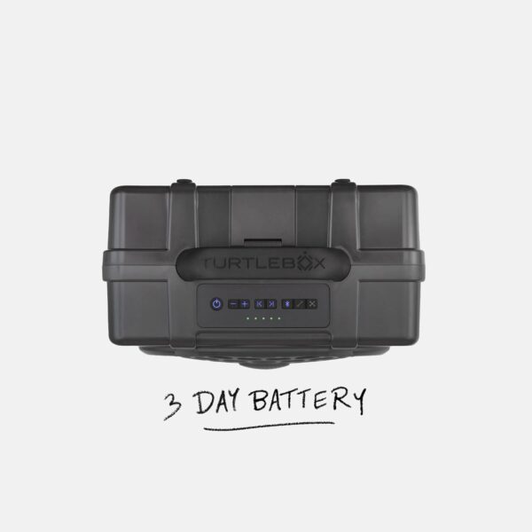 Turtlebox Original Gen 3: Portable Outdoor Bluetooth Speaker – Ultra-Loud (120dB), Waterproof (IP67), Rugged, Impact-Resistant, 3-Day Battery | Party Mode: Unlimited Pairing for Stereo Sound, Gray - Image 2