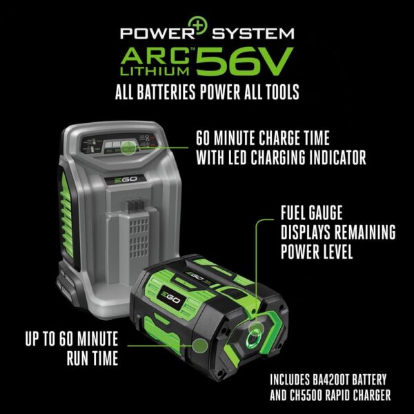 EGO POWER+ Electric Lawn Mower, Self-Propelled Cordless with Select Cut and Touch Drive, Includes 56V 7.5Ah Battery and Rapid Charger – LM2135SP - Image 5