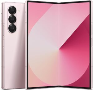 SAMSUNG Galaxy Z Fold 6 AI Cell Phone, 512GB Unlocked Android Smartphone, Circle to Search, Handsfree Live Interpreter, AI Photo Edits, Large Screen, 2024, US 1 Yr Manufacturer Warranty, Pink