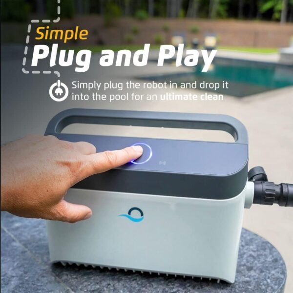 Dolphin Nautilus CC Plus Wi-Fi Automatic Robotic Pool Vacuum Cleaner, Always Cleaning, Never Charging, with Wall Climbing Scrubber Brush, Ideal for In-Ground Pools up to 50 FT in Length - Image 5