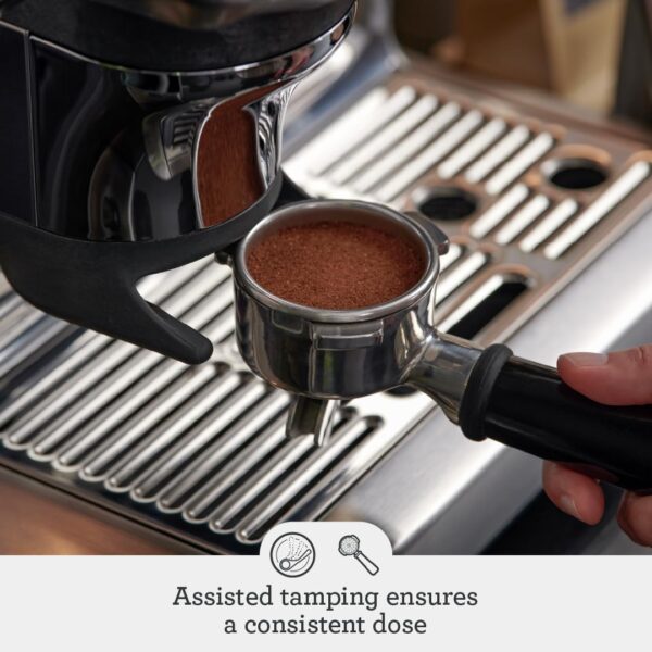 Breville Barista Express Impress Espresso Machine BES876BSS, Brushed Stainless Steel - Image 6