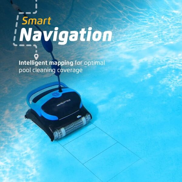 Dolphin Nautilus CC Plus Wi-Fi Automatic Robotic Pool Vacuum Cleaner, Always Cleaning, Never Charging, with Wall Climbing Scrubber Brush, Ideal for In-Ground Pools up to 50 FT in Length - Image 4