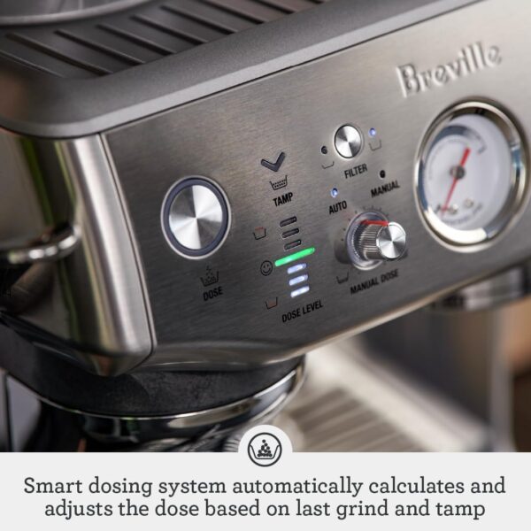 Breville Barista Express Impress Espresso Machine BES876BSS, Brushed Stainless Steel - Image 7