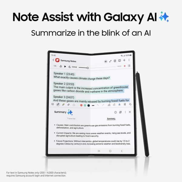 SAMSUNG Galaxy Z Fold 6 AI Cell Phone, 512GB Unlocked Android Smartphone, Circle to Search, Handsfree Live Interpreter, AI Photo Edits, Large Screen, 2024,US 1 Yr Manufacturer Warranty, Navy - Image 11