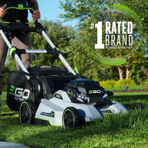 EGO POWER+ Electric Lawn Mower, Self-Propelled Cordless with Select Cut and Touch Drive, Includes 56V 7.5Ah Battery and Rapid Charger – LM2135SP - Image 4