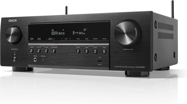 Denon AVR-S760H 7.2 Ch AVR - 75 W/Ch (2021 Model), Advanced 8K Upscaling, Dolby Atmos Height Virtualization, DTS Virtual:X & More, Built-in HEOS, Amazon Alexa Voice Control - Image 10