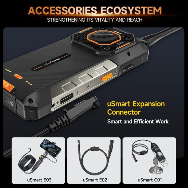 Ulefone Armor 26 Ultra Walkie Talkie 5G Rugged Phone, MTK Dimensity 8020 24GB+512GB, 200MP Quad Camera, 15600mAh(120W), 33W Dock Charging, 121dB Speaker, 6.78" FHD+ Corning Gorilla Screen, Android 13 - Image 2