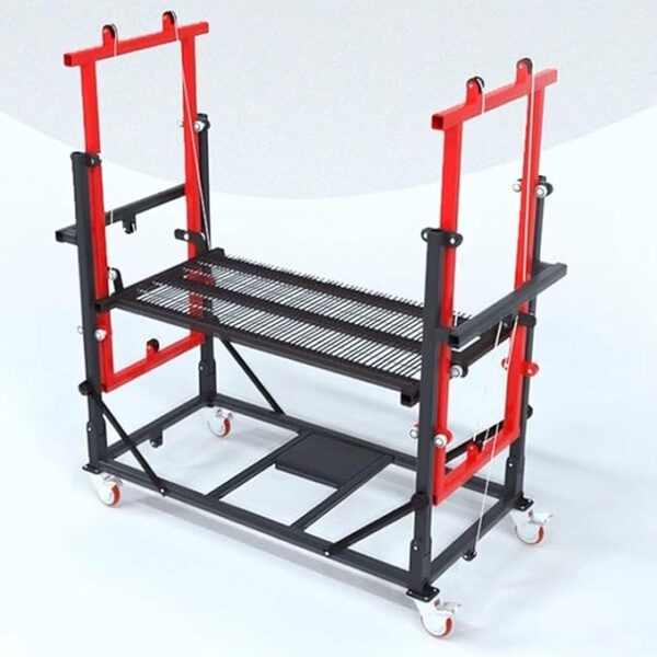 Electric Scaffolding Lift Table, Mobile Non-Slip Lifting Platform Ladder, 500KG/1,102LBS Capacity, for Ceiling Cleaning & Painting (Rise Height: 6M/19.8FT) - Image 3