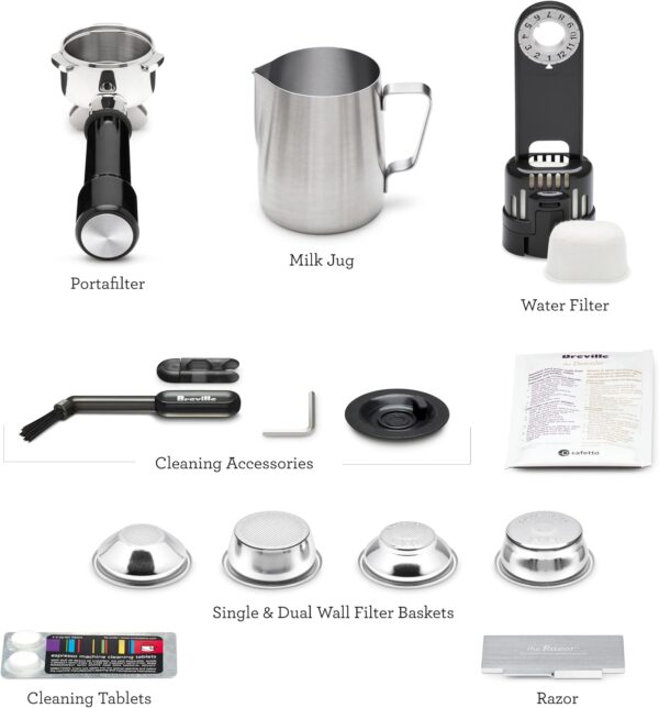 Breville Barista Express Impress Espresso Machine BES876BSS, Brushed Stainless Steel - Image 8