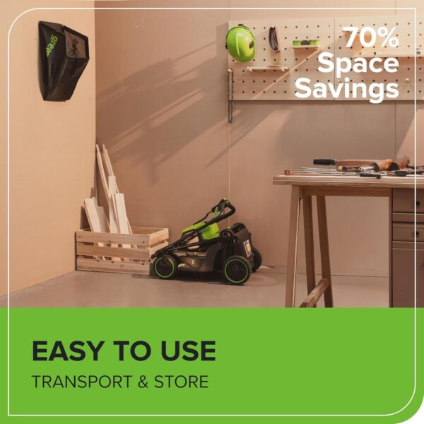 Greenworks 60V 17" Brushless (Push) Lawn Mower, 4.0Ah Battery and 3A Charger - Image 7