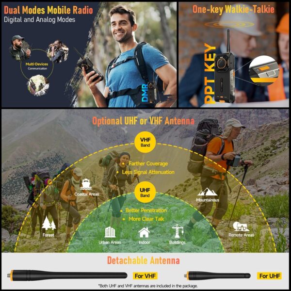 Ulefone Armor 26 Ultra Walkie Talkie 5G Rugged Phone, MTK Dimensity 8020 24GB+512GB, 200MP Quad Camera, 15600mAh(120W), 33W Dock Charging, 121dB Speaker, 6.78" FHD+ Corning Gorilla Screen, Android 13 - Image 7